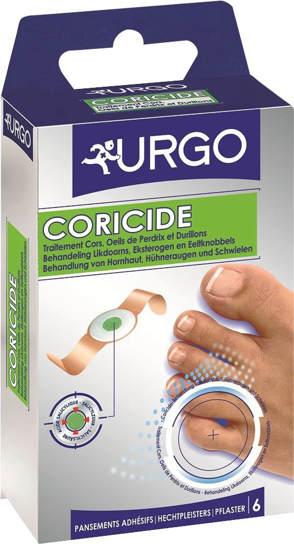 URGO 6 Pansements Coricide