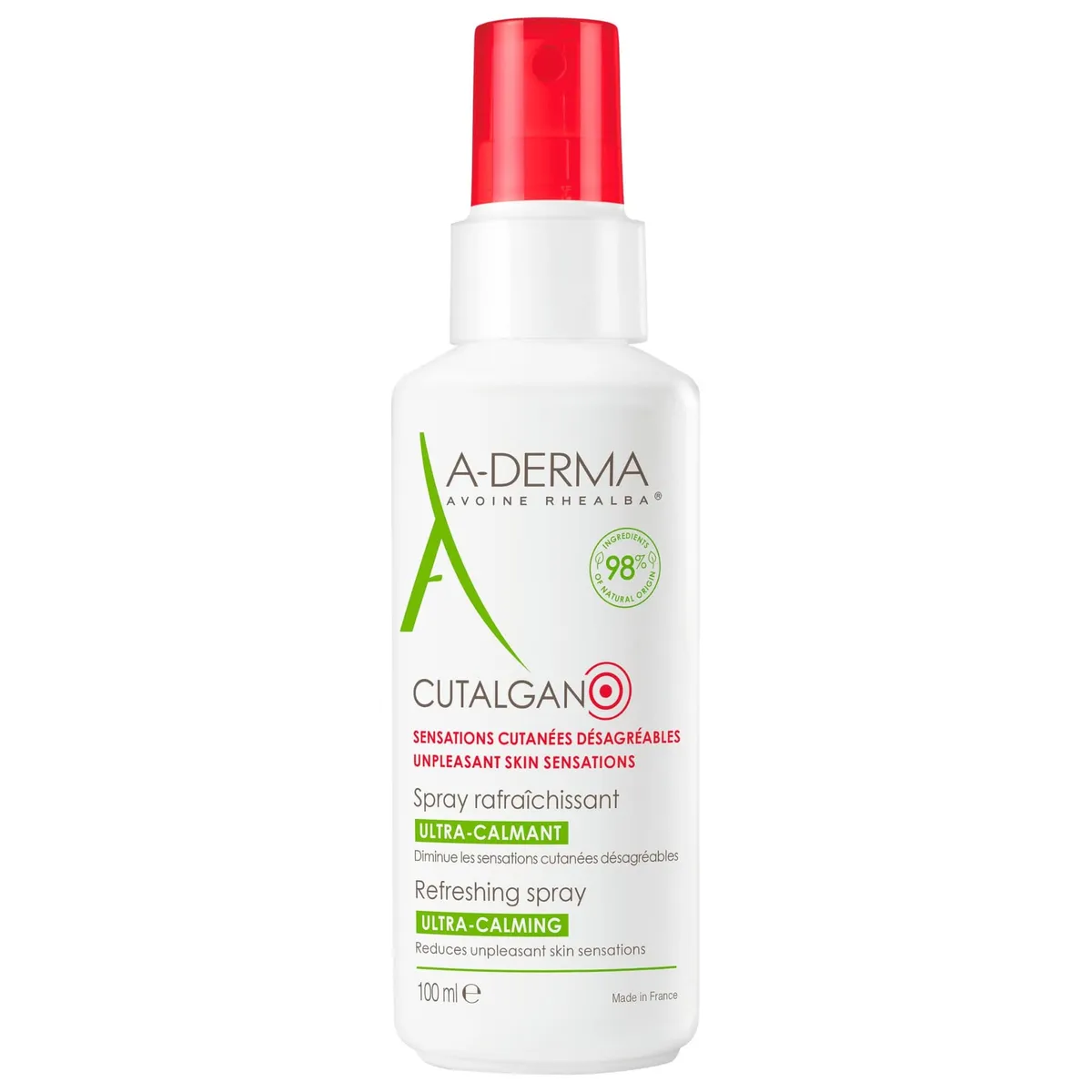 A-Derma Cutalgan Ultrakalmerende Verfrissende Spray 100Ml