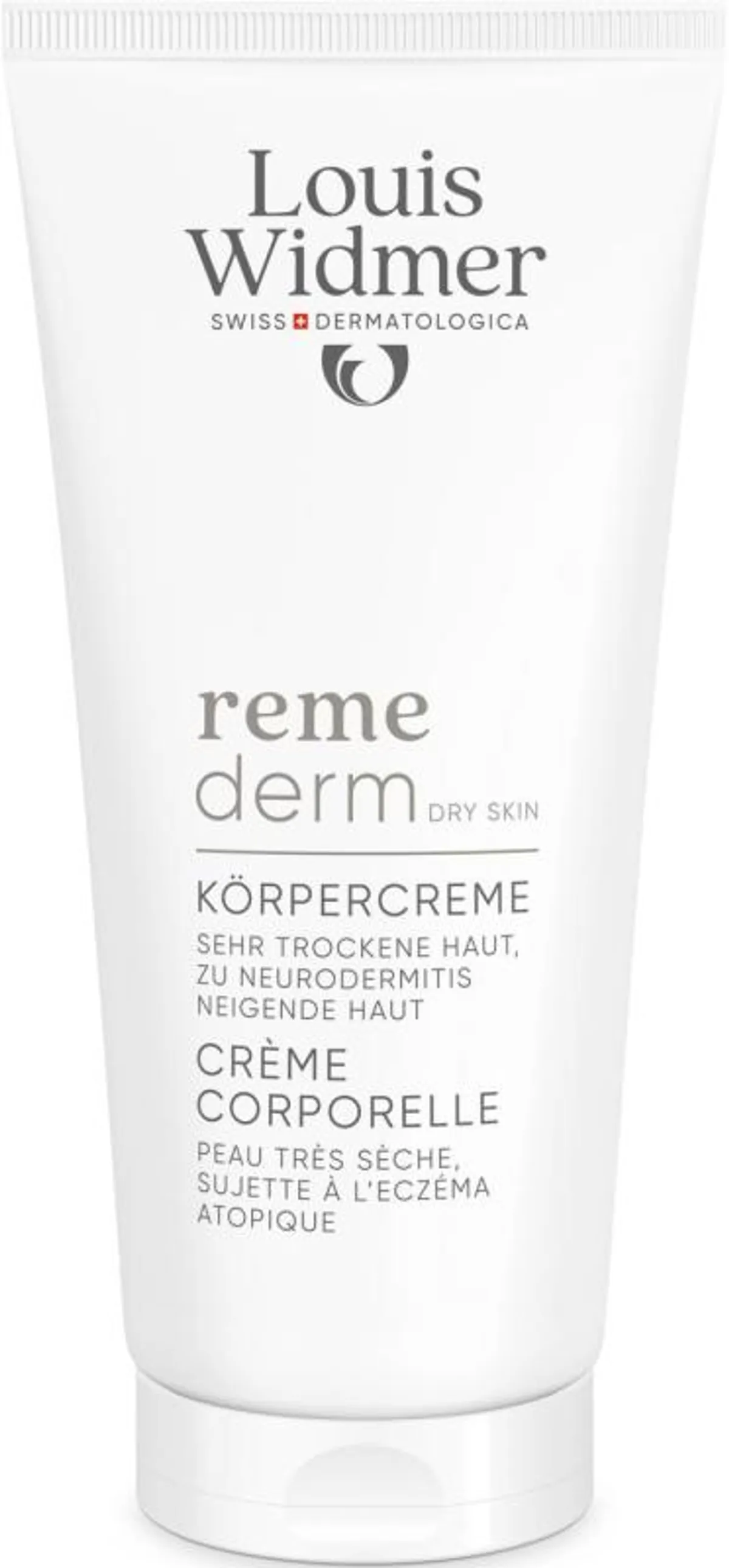Louis Widmer Remederm Crème Corporelle Sans Parfum 200ml