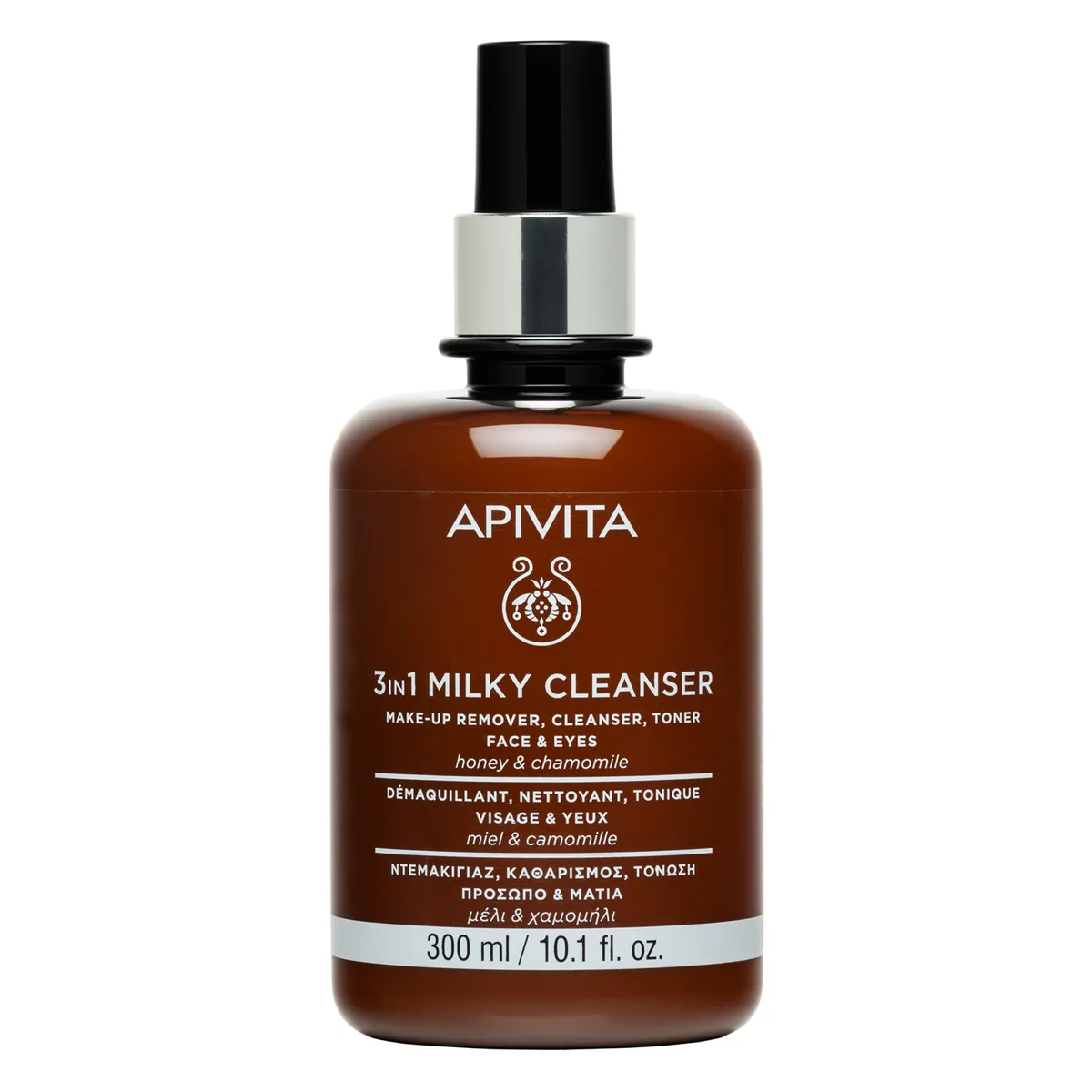 Apivita Cleansing Milk 3en1 Visage & Yeux 300 ml