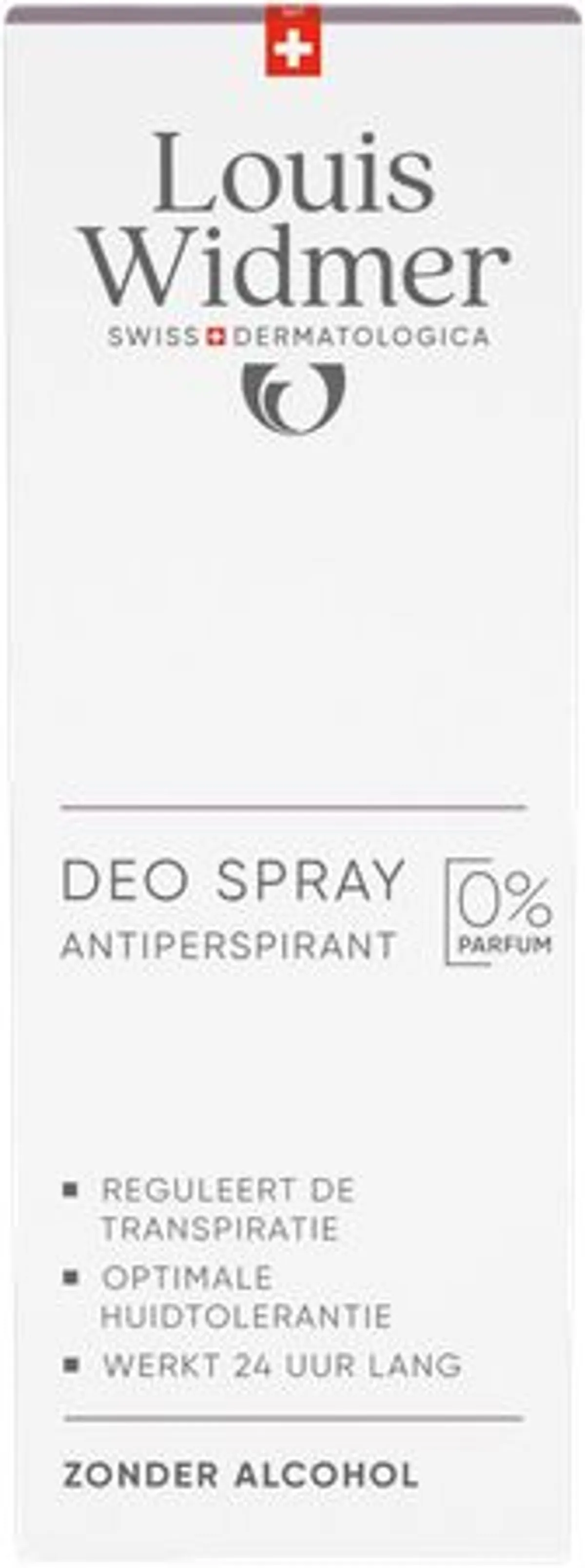 Louis Widmer Deo Spray Anti-Transpirant Sans Parfum 75ml