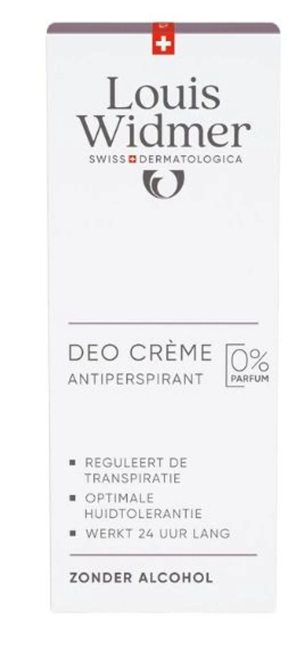 Louis Widmer Deo Crème Anti-Transpirant Sans Parfum 40ml