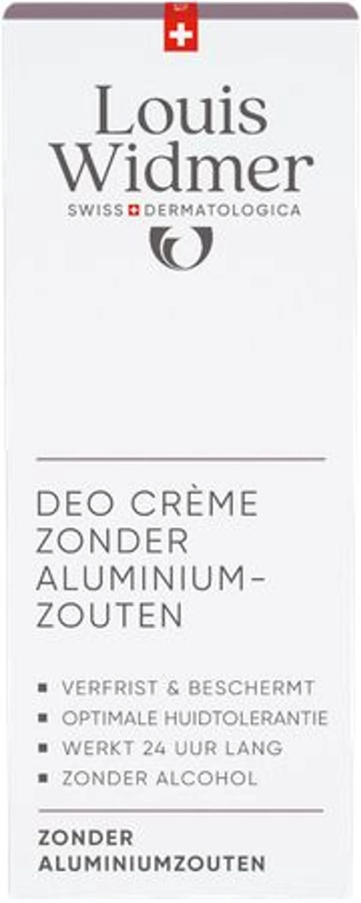 Louis Widmer Deo Crème Sans Sels d'Aluminium Avec Parfum 40ml