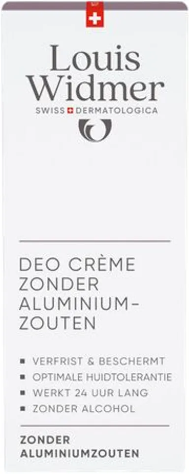 Louis Widmer Deo Crème Sans Sels d'Aluminium Avec Parfum 40ml