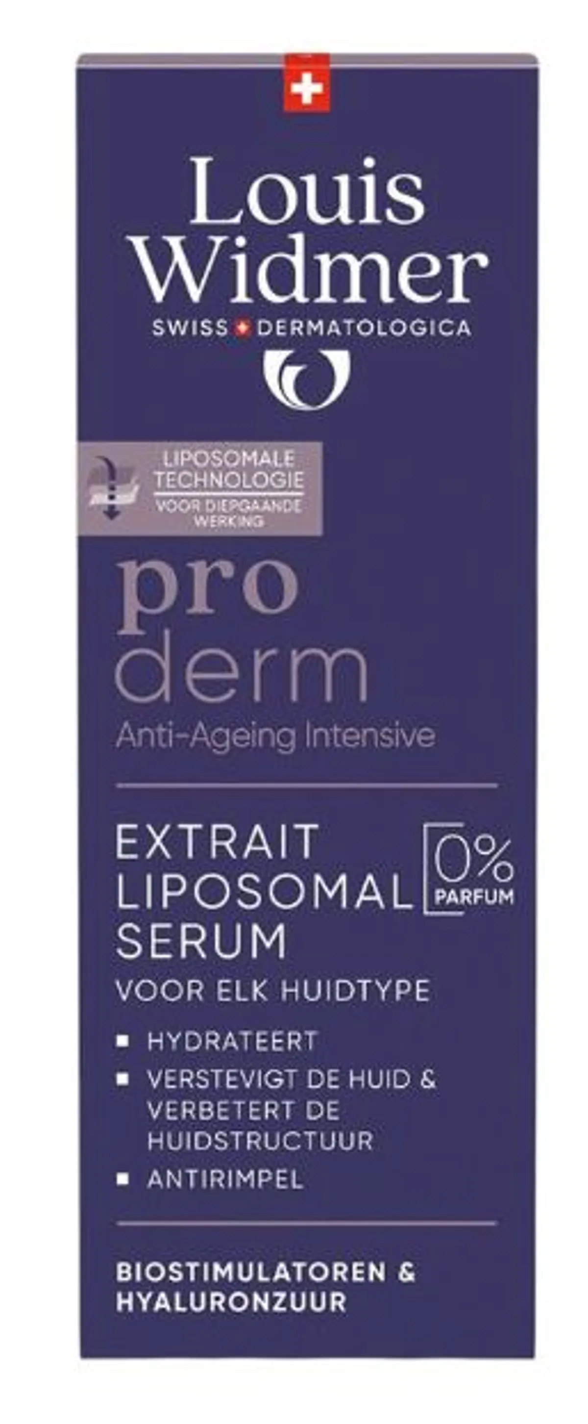 Louis Widmer Proderm Sérum Extrait Liposomal Sans Parfum 30ml