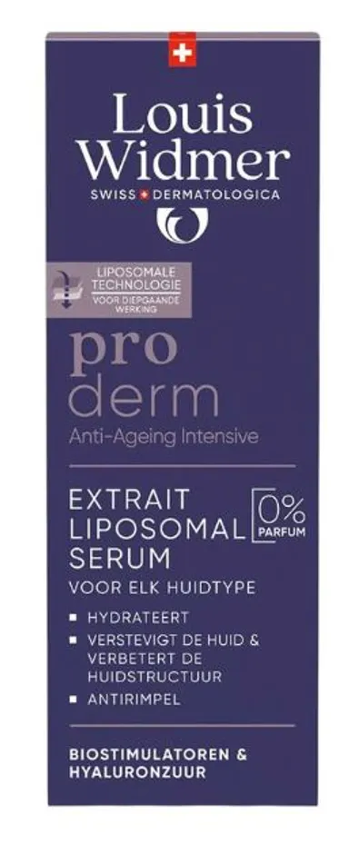 Louis Widmer Proderm Sérum Extrait Liposomal Sans Parfum 30ml
