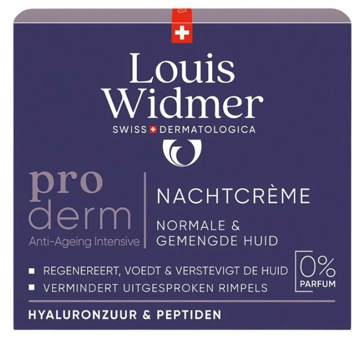 Louis Widmer Proderm Crème de Nuit Sans Parfum 50ml