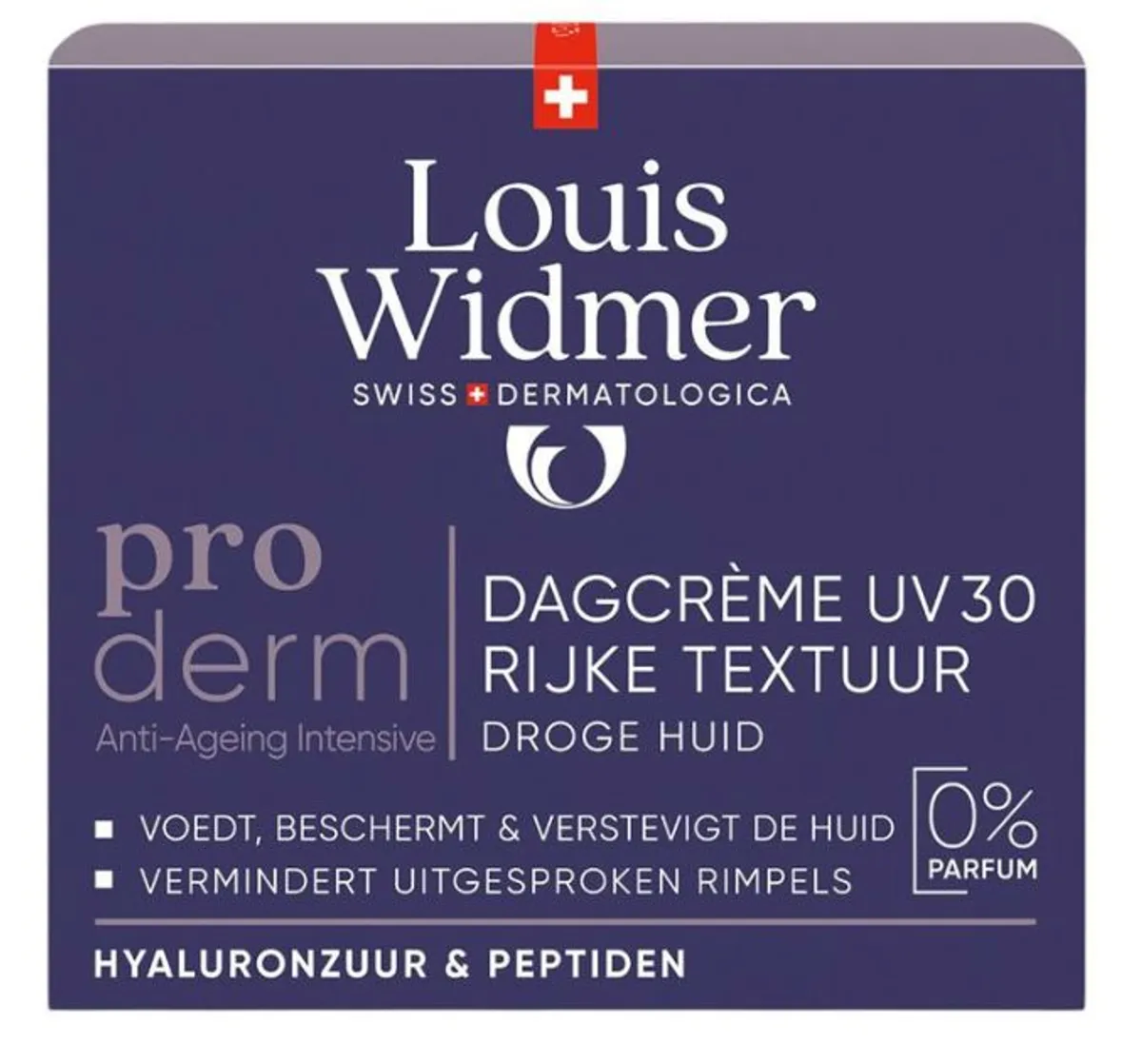 Louis Widmer Proderm Crème de Jour UV 30 Riche Sans Parfum 50ml