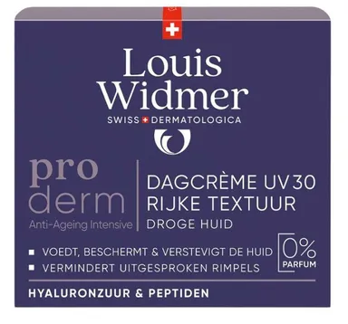 Louis Widmer Proderm Crème de Jour UV 30 Riche Sans Parfum 50ml