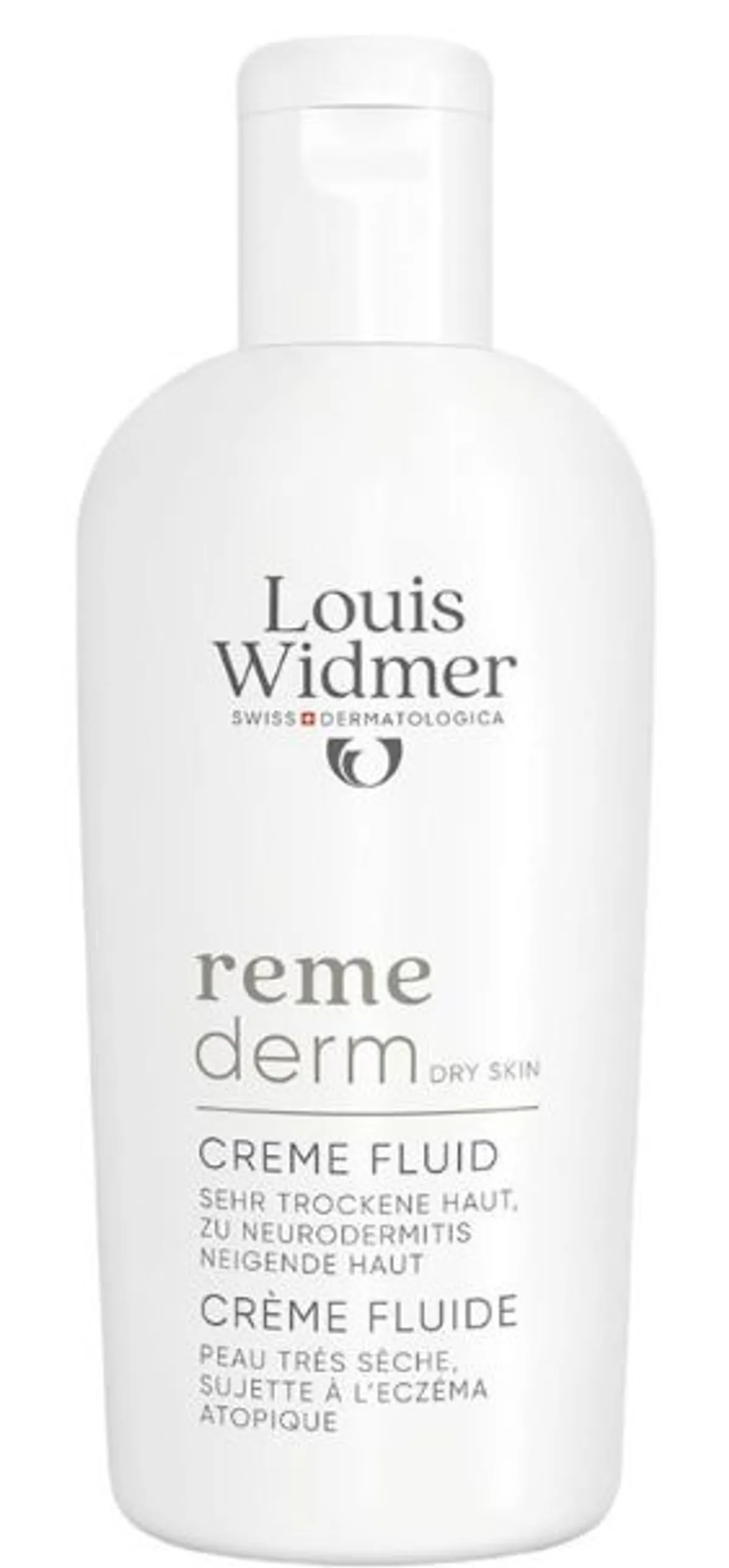 Louis Widmer Remederm Crème Fluide Avec Parfum 200ml