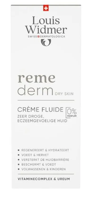 Louis Widmer Remederm Crème Fluide Sans Parfum 200ml