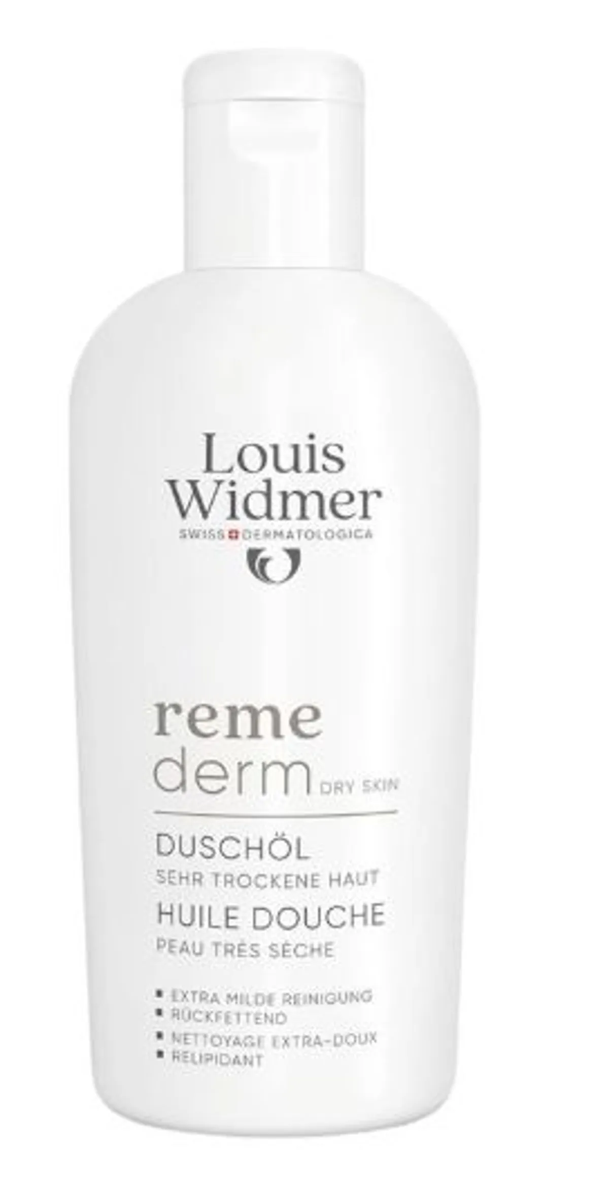 Louis Widmer Remederm Doucheolie Niet Geparfumeerd 200 ml