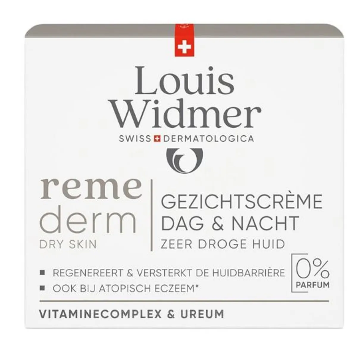Louis Widmer Remederm Crème Visage Jour & Nuit Sans Parfum 50ml