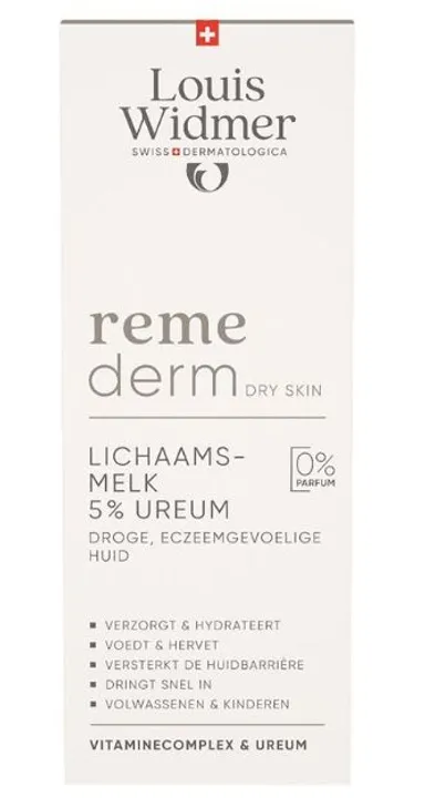 Louis Widmer Remederm Lait Corporel 5% Urée sans Parfum 200ml