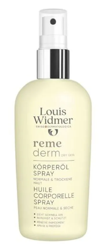 Louis Widmer Remederm Huile Corporelle Spray Avec Parfum 150ml