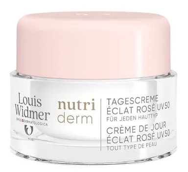 Louis Widmer Nutriderm Crème de Jour Éclat Rosé UV 50 Avec Parfum 50ml