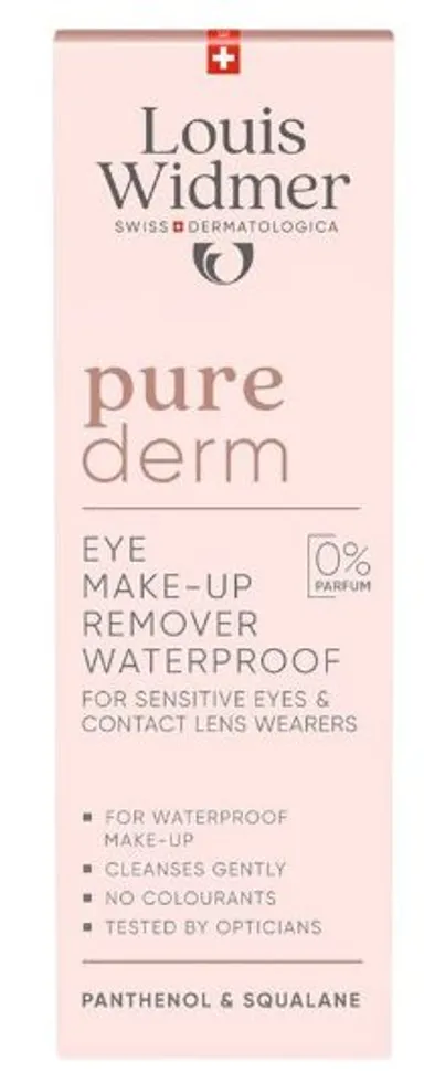 Louis Widmer Purederm Démaquillant Yeux Waterproof Sans Parfum 100ml