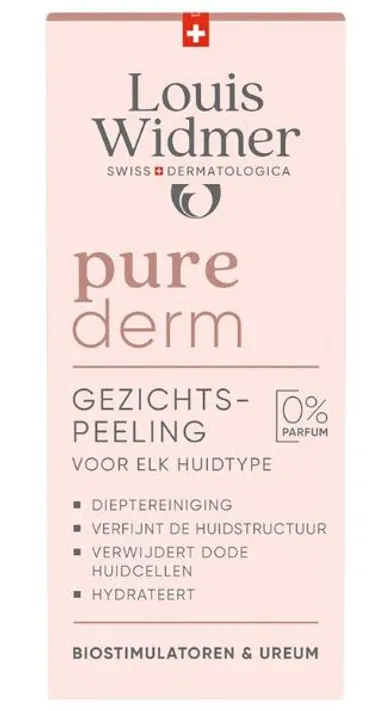 Louis Widmer Purederm Exfoliant Visage Sans Parfum 50ml