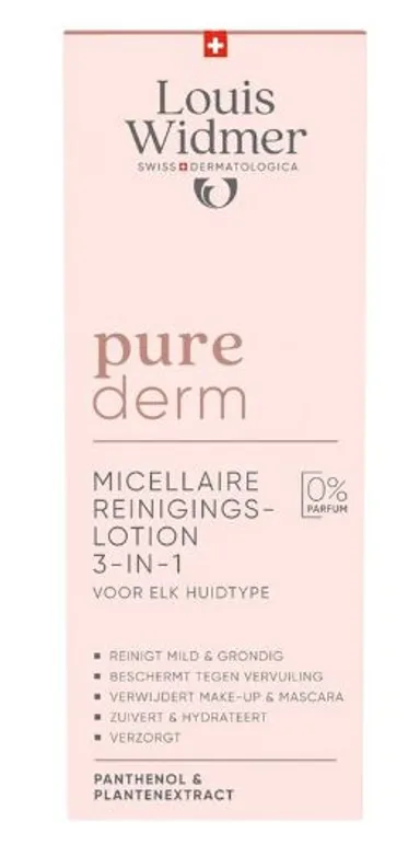 Louis Widmer Purederm Lotion Nettoyante Micellaire Sans Parfum 200ml