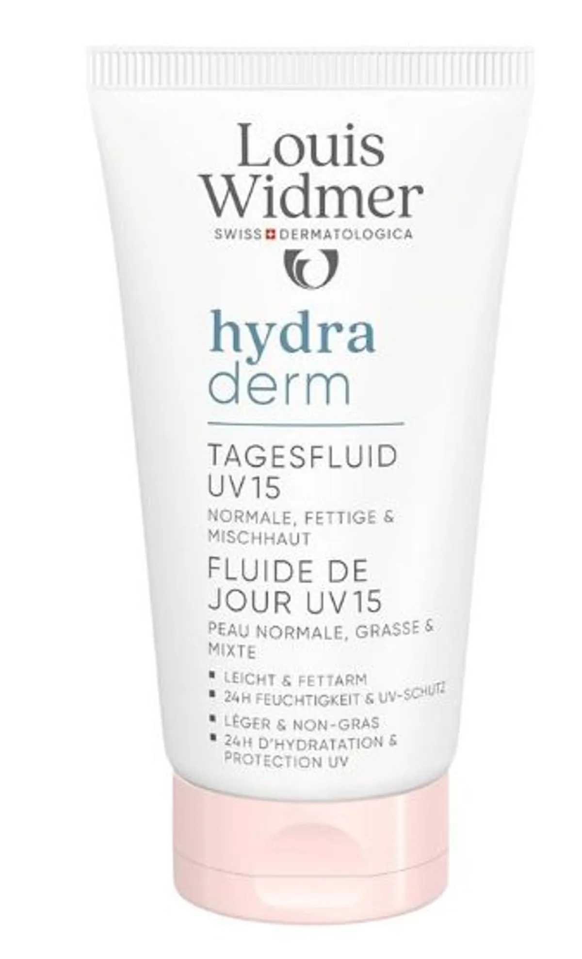 Louis Widmer Hydraderm Fluide de Jour UV 15 Avec Parfum 50ml