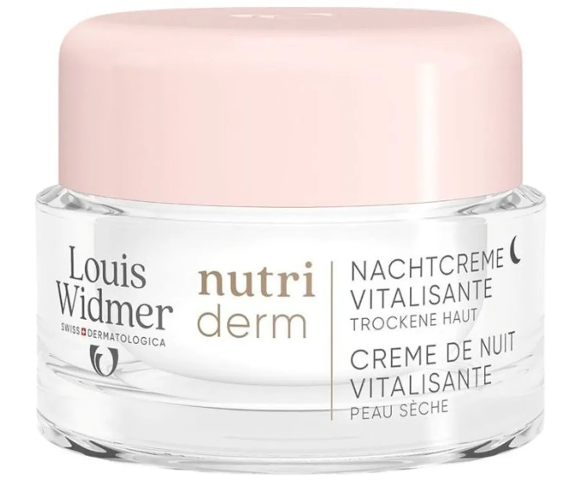 Louis Widmer Nutriderm Crème de Nuit Vitalisante Sans Parfum 50ml