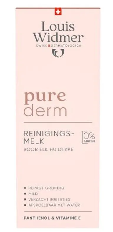 Louis Widmer Purederm Reinigingslotion Niet Geparfumeerd 200 ml