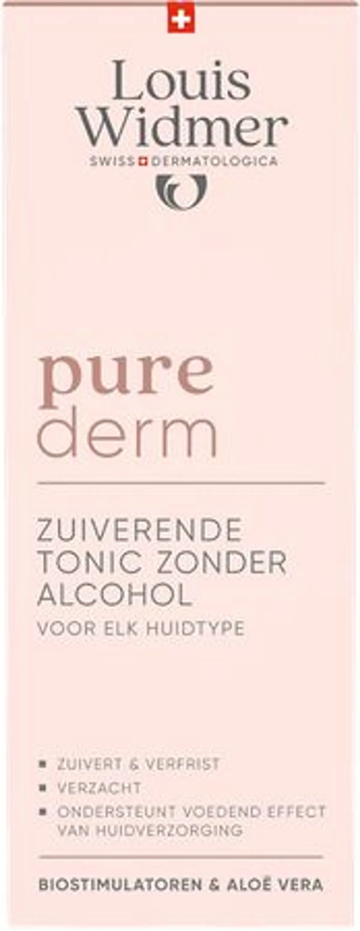 Louis Widmer Purederm Zuiverende Lotion Zonder Alcohol Niet Geparfumeerd 200 ml