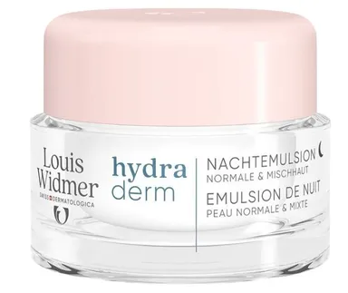Louis Widmer Hydraderm Emulsion de Nuit Sans Parfum 50ml