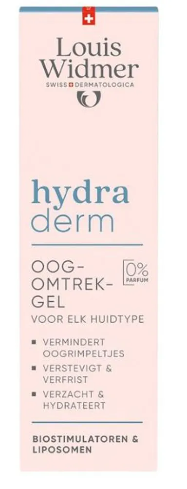 Louis Widmer Hydraderm Gel Oogcontour Niet Geparfumeerd 15 ml