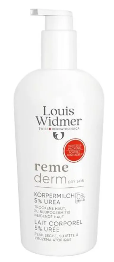 Louis Widmer Remederm Lait Corporel 5 % Urée Avec Parfum 400ml