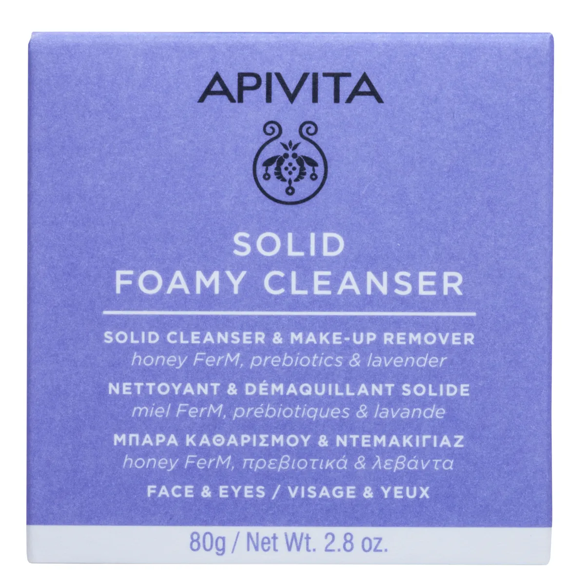 Apivita Solid Foamy Cleanser 80g