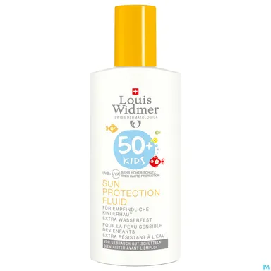 Widmer Kids Sun Protection Vloeibaar SPF50 Zonder Parfum 100ml