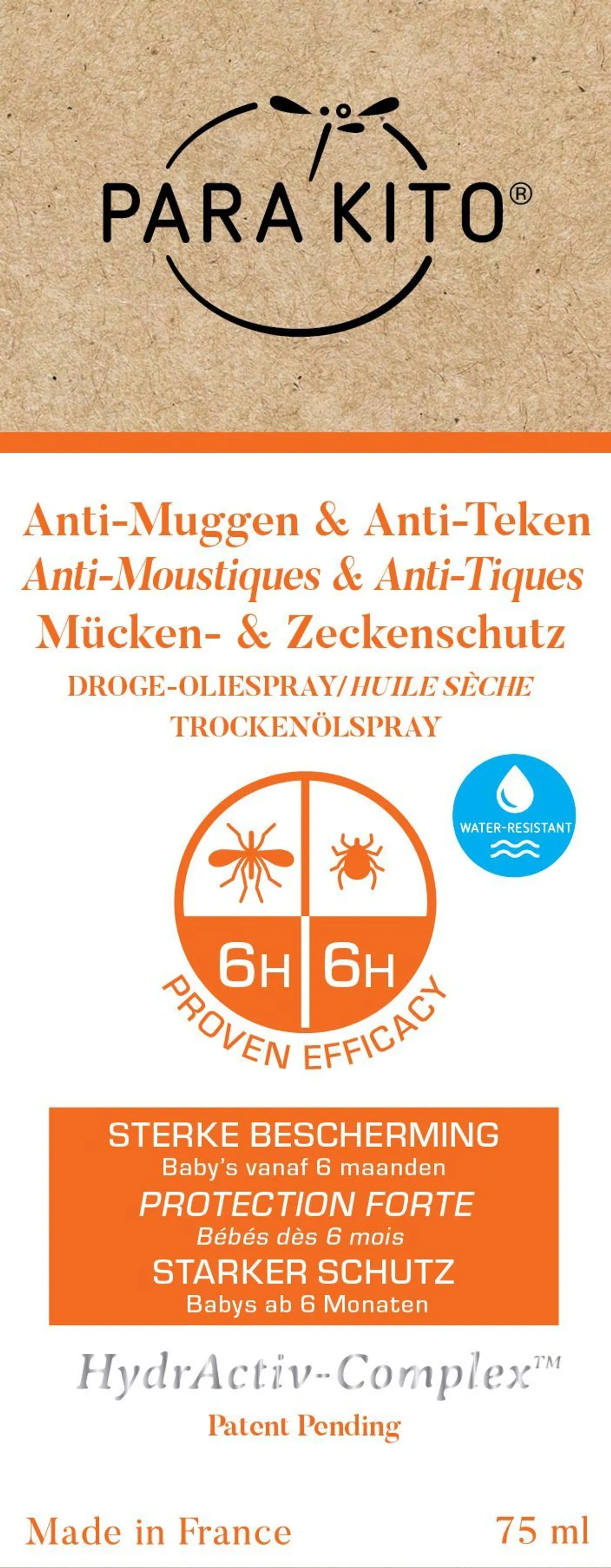 Para'kito Droge Olie Spray Hydra After-sun 75ml