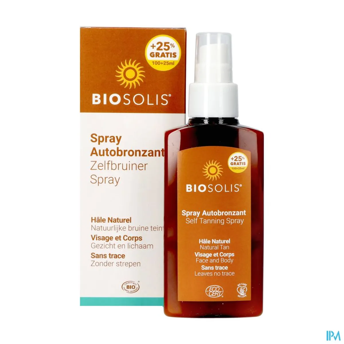 Biosolis Spray Autobronzant 100ml + 25ml gratuit