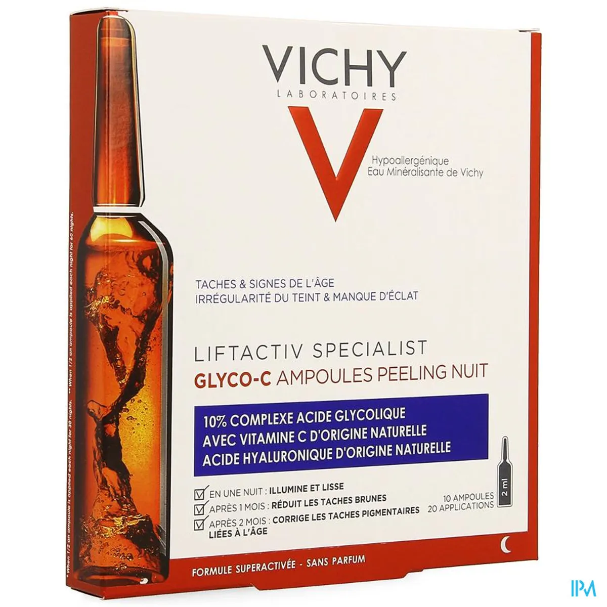 Vichy Liftactiv Glyco-c Peelin Nuit 10x1,8ml Ampoules