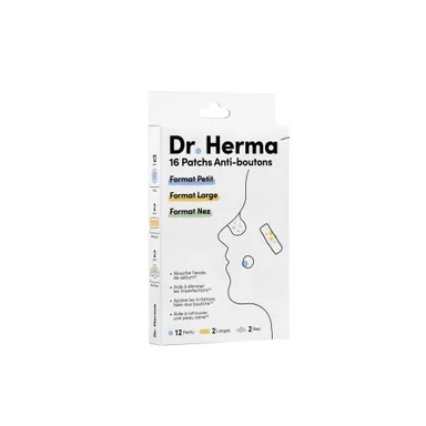 Dr.Herma Patchs Anti-Boutons Mix 16 Patchs