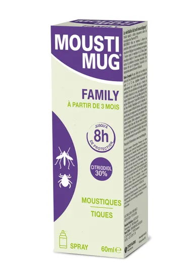 Moustimug Familie 30% Citriodiol Spray 60 ml