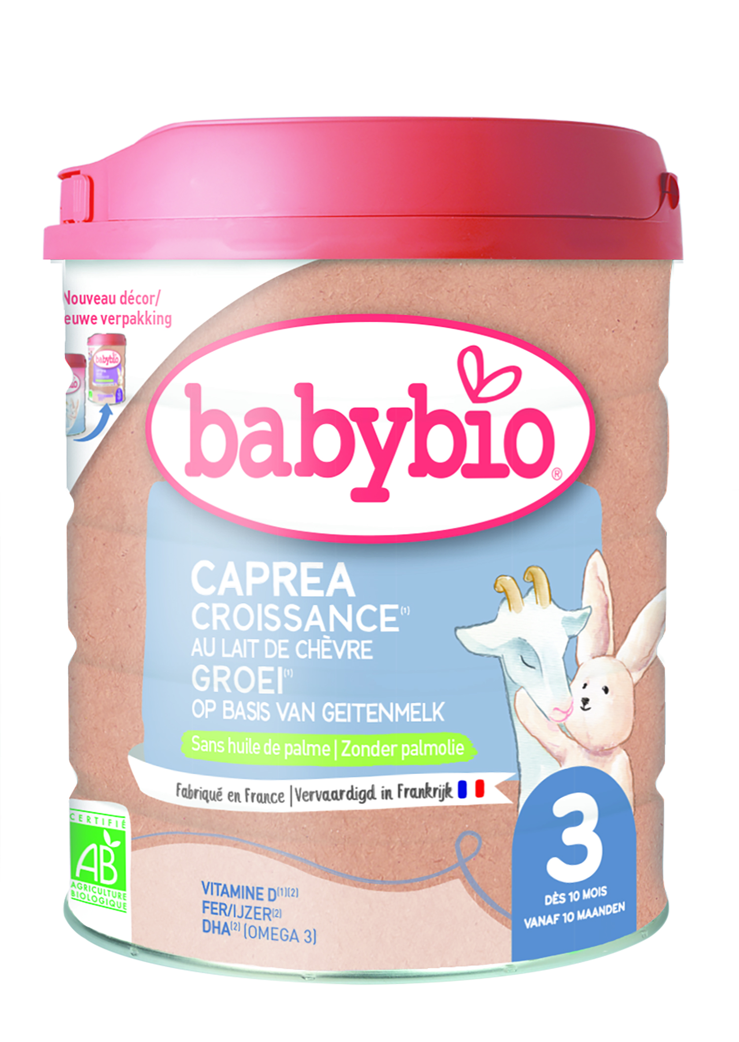 Babybio Caprea 3 Geitenmelk 800 g - Babybio