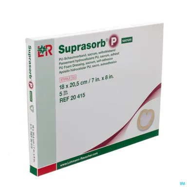 Suprasorb P Mousse Pu Wcl Sacr. 18,0x20,5 5 20415