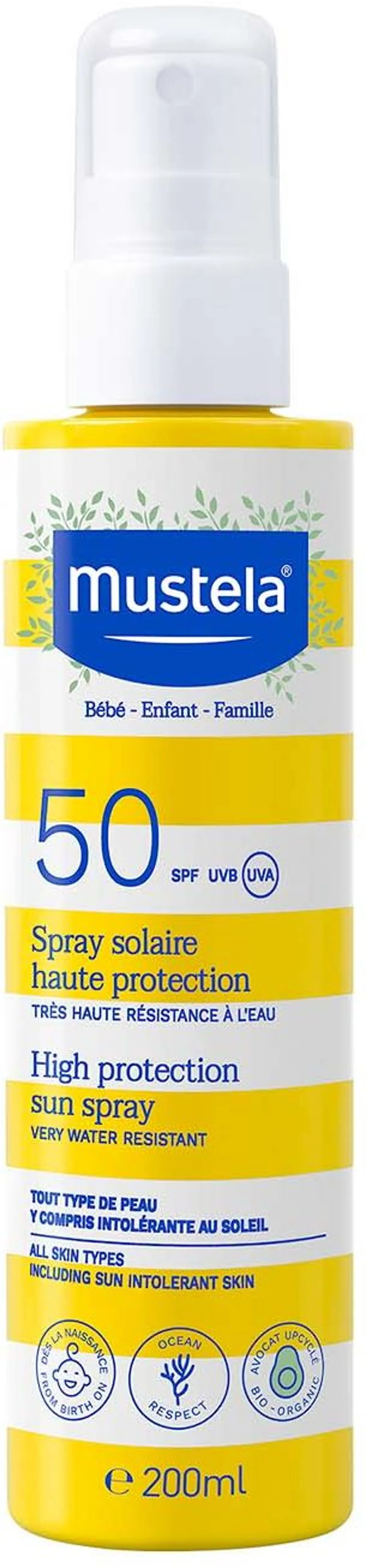 Mustela Zonnemelk Zeer Hoge Beschermingsfactor SPF50+ 200ml