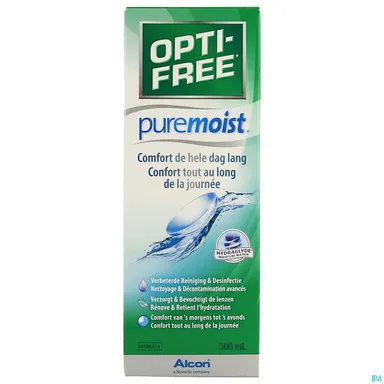 Opti-Free Pure Moist Solution Multifunctioneel 300 ml (+ Etui)