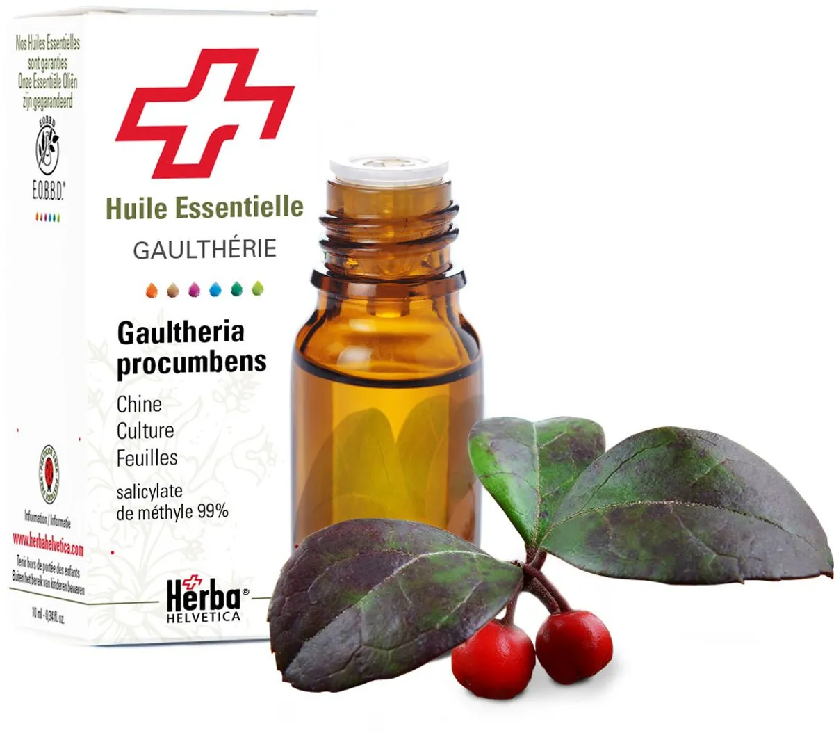 Herba Helvetica Gaultherie Procumbens Huile Essentielle 10ml