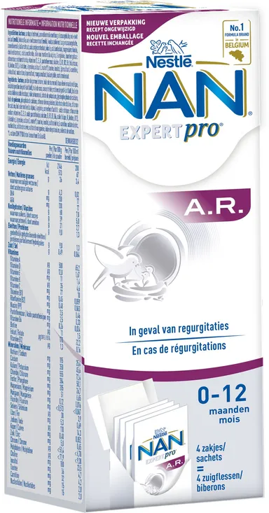 NESTLÉ NAN A.R. Lait pour Nourrissons 4x26g