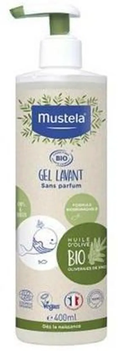Mustela Bio Reinigingsgel 400 ml