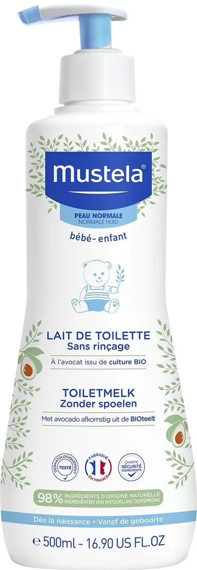 Mustela Reinigingsmelk Normale Huid 500 ml