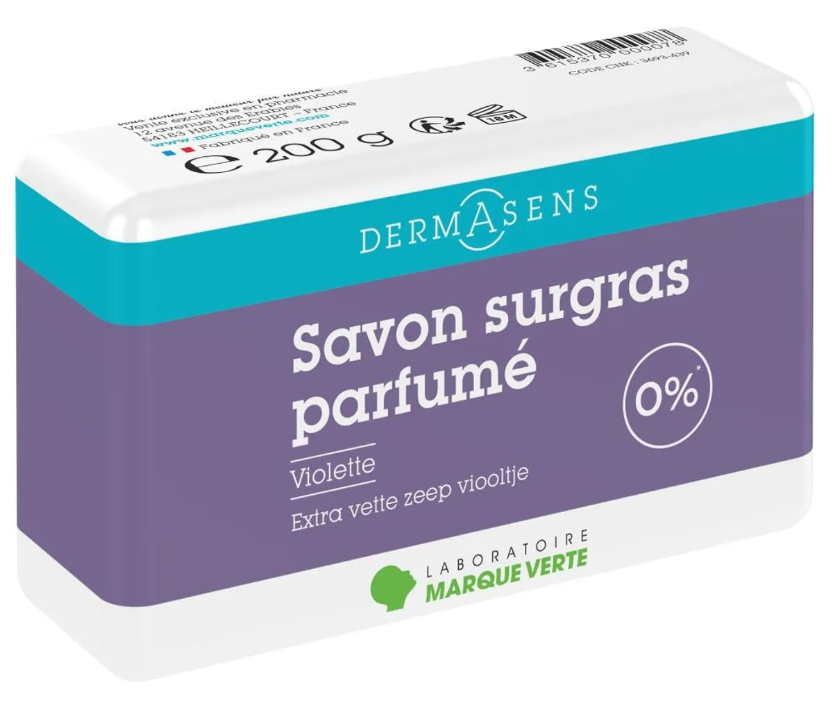 Marque V Dermasens Savon Surgras Violette 200g