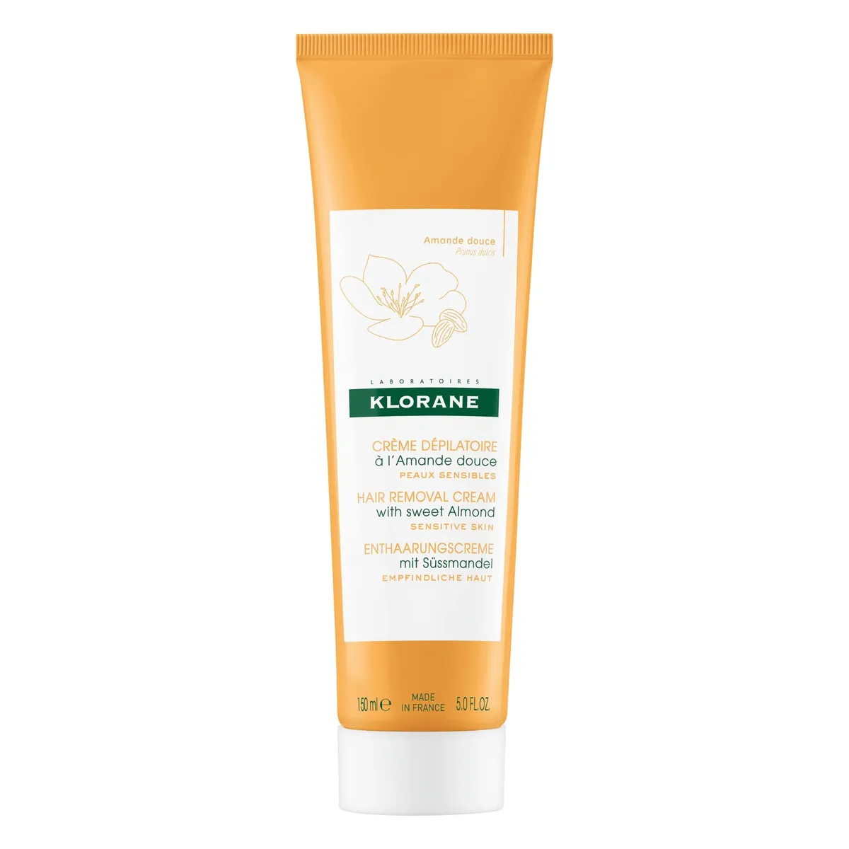 Klorane Amande Douce Crème Dépilatoire 150Ml