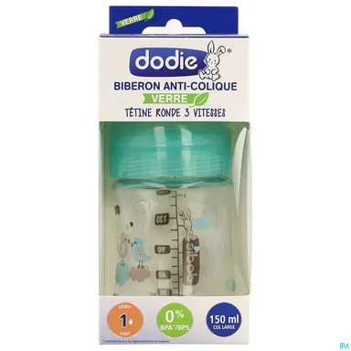 Dodie Glazen Zuigfles Sensation+ Parijs 150 ml