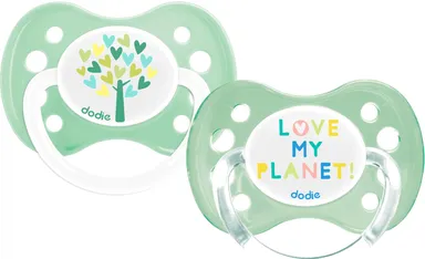 Dodie Sucette Anat. Silic. 0-6m Love My Planet A83