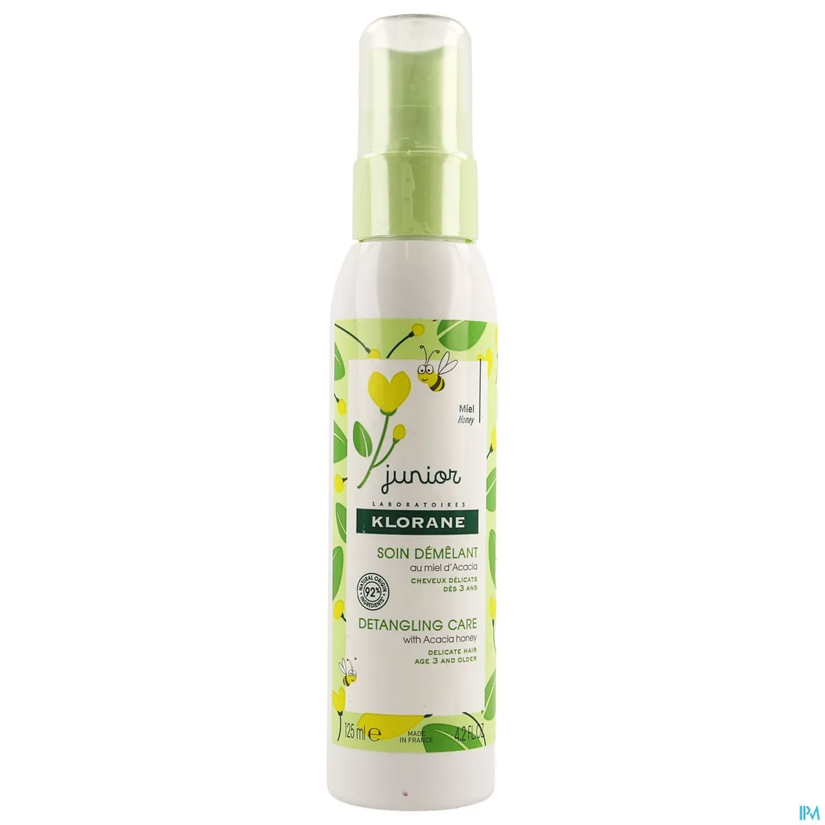 Klorane Junior Miel D'Acacia Soin Démêlant Sans Rinçage 125Ml